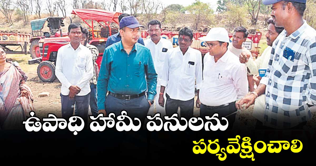 ఉపాధి హామీ పనులను పర్యవేక్షించాలి : ఆదిలాబాద్ కలెక్టర్ రాజర్షి షా