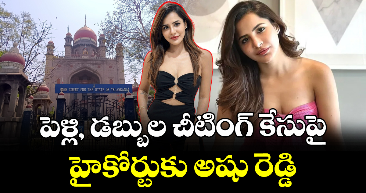 Ashu Reddy: పెళ్లి, డబ్బుల చీటింగ్ కేసుపై హైకోర్టుకు ఆషు రెడ్డి