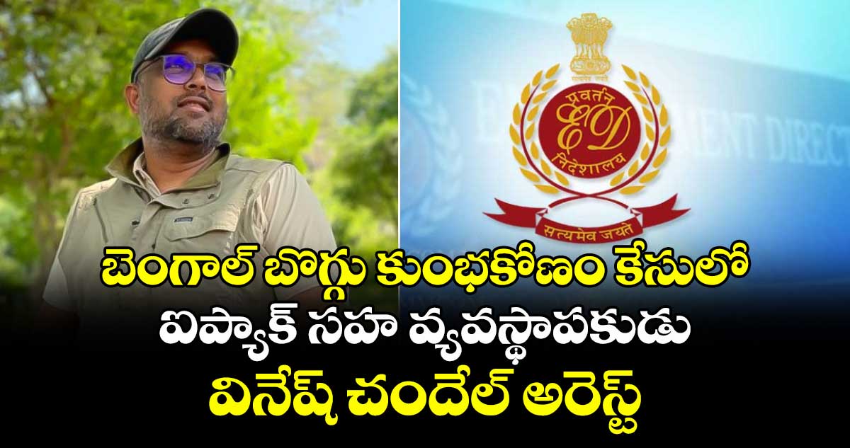 బెంగాల్ బొగ్గు కుంభకోణం కేసులో ఐప్యాక్ సహ వ్యవస్థాపకుడు వినేష్ చందేల్‌ అరెస్ట్