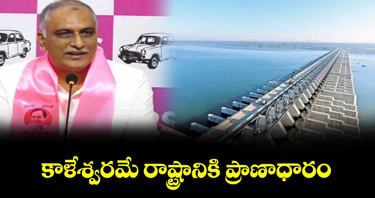 కాళేశ్వరమే రాష్ట్రానికి ప్రాణాధారం : మాజీ మంత్రి హరీశ్ రావు