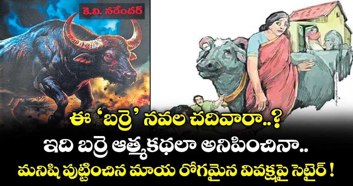 ఈ ‘బర్రె’ నవల చదివారా..? ఇది బర్రె ఆత్మకథలా అనిపించినా.. మనిషి పుట్టించిన మాయ రోగమైన వివక్షపై సెటైర్ !