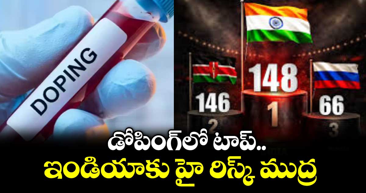 డోపింగ్‌‌‌‌లో టాప్.. ఇండియాకు హై రిస్క్ ముద్ర