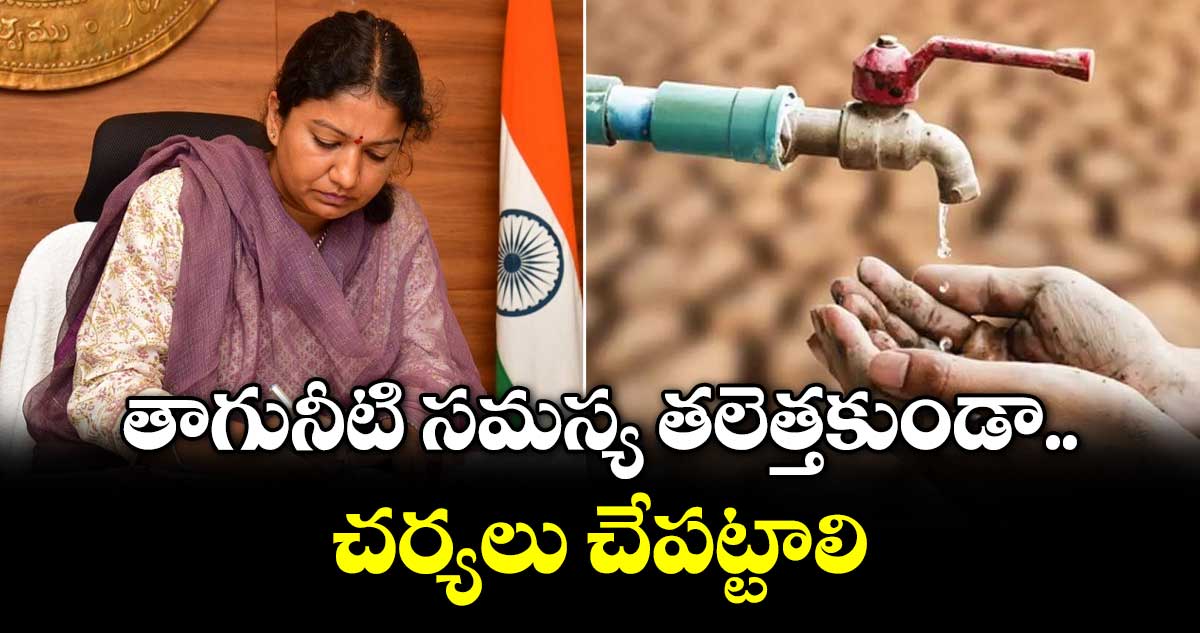 తాగునీటి సమస్య తలెత్తకుండా చర్యలు చేపట్టాలి : కలెక్టర్ కలెక్టర్ చిత్రా మిశ్రా