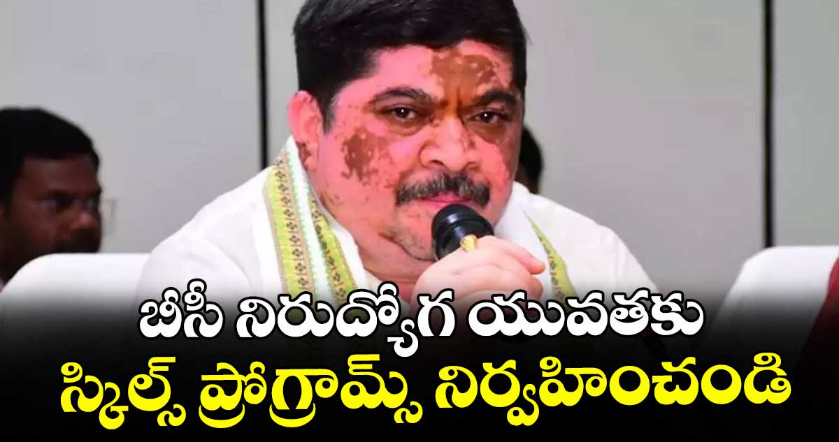 బీసీ నిరుద్యోగ యువతకు  స్కిల్స్‌‌ ప్రోగ్రామ్స్‌‌ నిర్వహించండి : మంత్రి పొన్నం