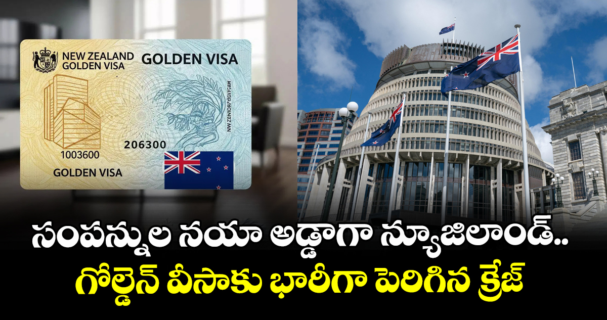 సంపన్నుల నయా అడ్డాగా న్యూజిలాండ్.. గోల్డెన్ వీసాకు భారీగా పెరిగిన క్రేజ్