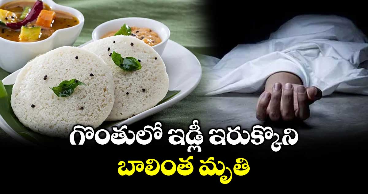 గొంతులో ఇడ్లీ ఇరుక్కొని బాలింత మృతి