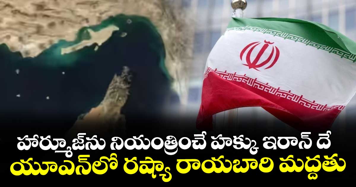 హార్మూజ్ను నియంత్రించే హక్కు ఇరాన్ దే...యూఎన్లో రష్యా రాయబారి మద్దతు