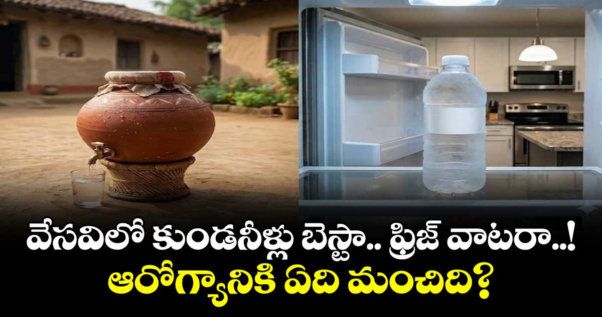 Health tips: వేసవిలో కుండనీళ్లు బెస్టా.. ఫ్రిజ్ వాటరా..! ఆరోగ్యానికి ఏది మంచిది?