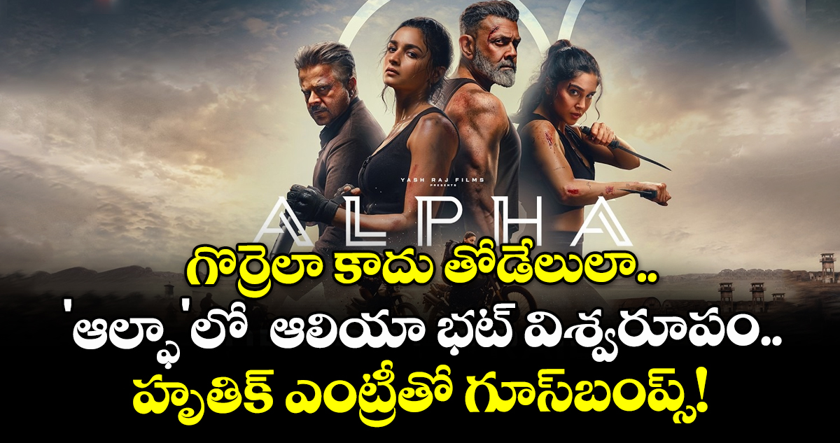 Alpha Trailer: గొర్రెలా కాదు తోడేలులా.. 'ఆల్ఫా'లో  ఆలియా భట్ విశ్వరూపం.. హృతిక్ ఎంట్రీతో గూస్‌బంప్స్!