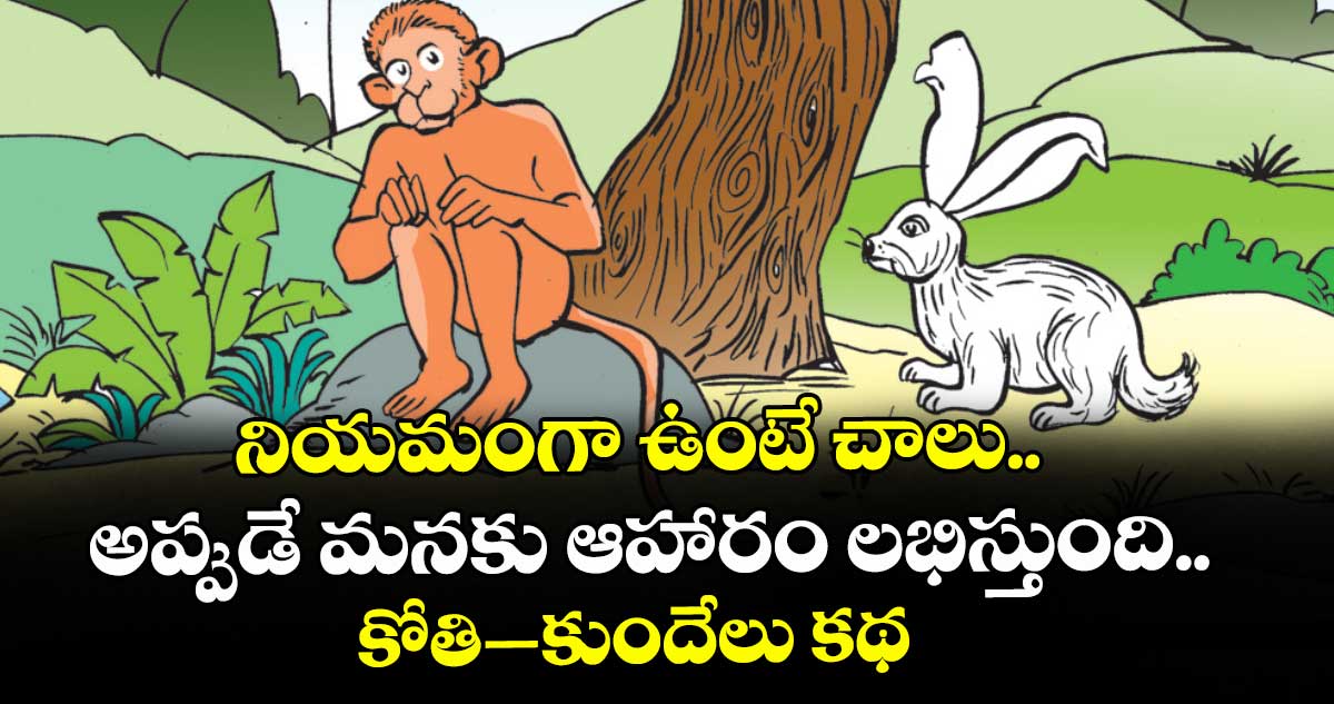 Childrens story: నియమంగా ఉంటే చాలు.. అప్పుడే మనకు ఆహారం లభిస్తుంది.. కోతి–కుందేలు కథ