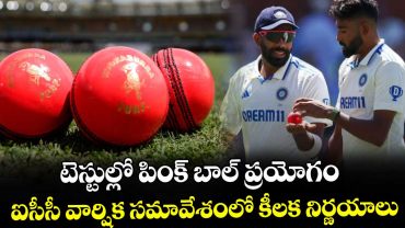 టెస్టుల్లో పింక్ బాల్ ప్రయోగం ..ఐసీసీ వార్షిక సమావేశంలో కీలక నిర్ణయాలు