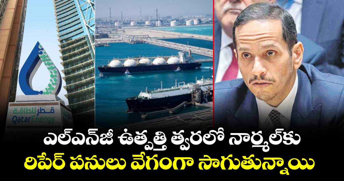 ఎల్‌‌‌‌ఎన్‌‌‌‌జీ ఉత్పత్తి త్వరలో నార్మల్కు.. రిపేర్ పనులు వేగంగా సాగుతున్నాయి..