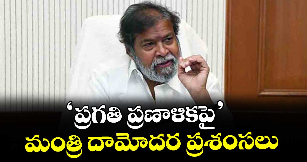 ‘ప్రగతి ప్రణాళికపై’ మంత్రి దామోదర ప్రశంసలు