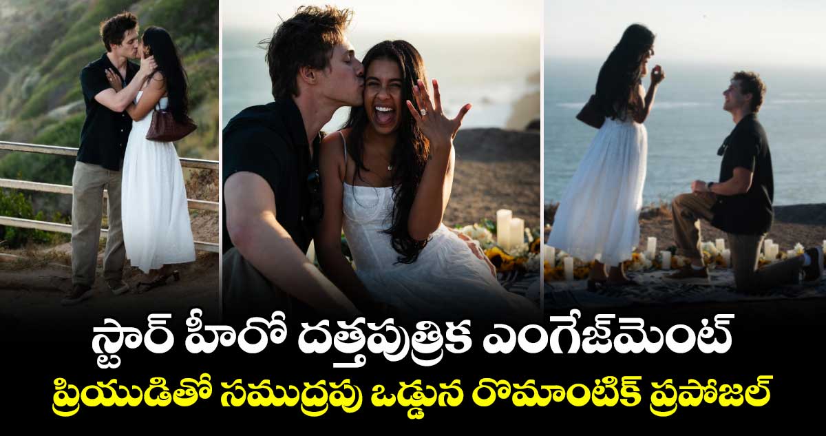 Dishani Wedding: స్టార్ హీరో దత్తపుత్రిక ఎంగేజ్‌మెంట్.. ప్రియుడితో సముద్రపు ఒడ్డున రొమాంటిక్‌ ప్రపోజల్
