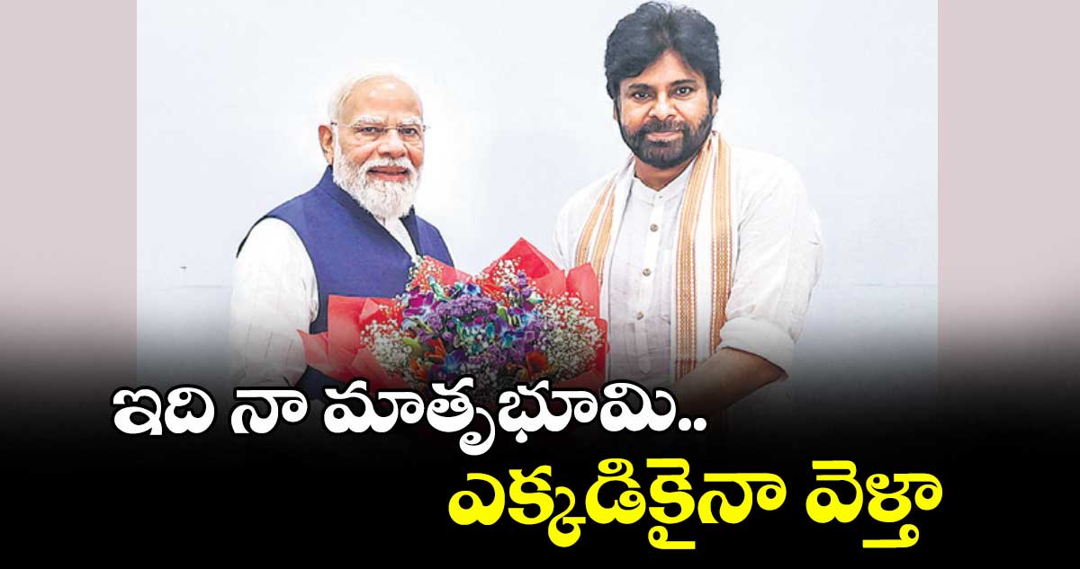 ఇది నా మాతృభూమి.. ఎక్కడికైనా వెళ్తా : పవన్‌‌ కల్యాణ్