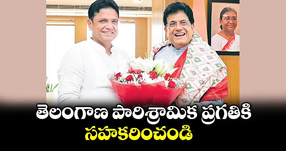 తెలంగాణ పారిశ్రామిక ప్రగతికి సహకరించండి :మంత్రి శ్రీధర్ బాబు