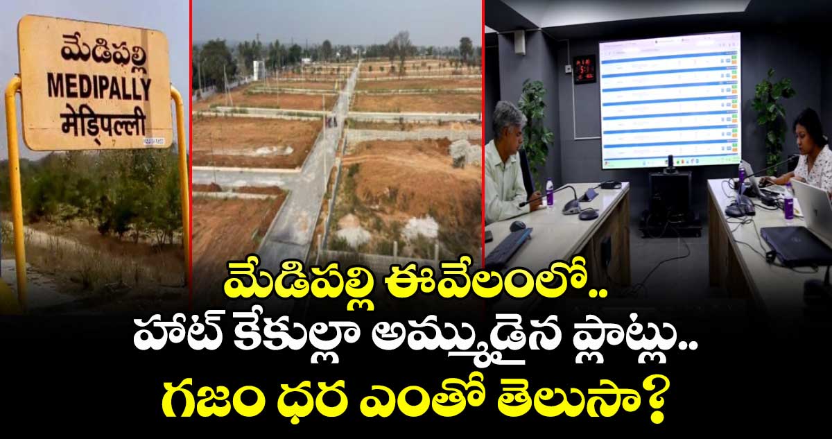 మేడిపల్లి ఈ-వేలంలో హాట్ కేకుల్లా అమ్ముడైన ప్లాట్లు.. గజం ధర ఎంతో తెలుసా?