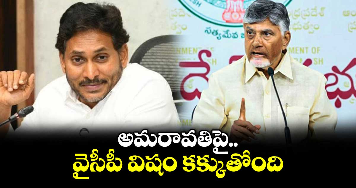 అమరావతిపై వైసీపీ విషం కక్కుతోంది: సీఎం చంద్రబాబు