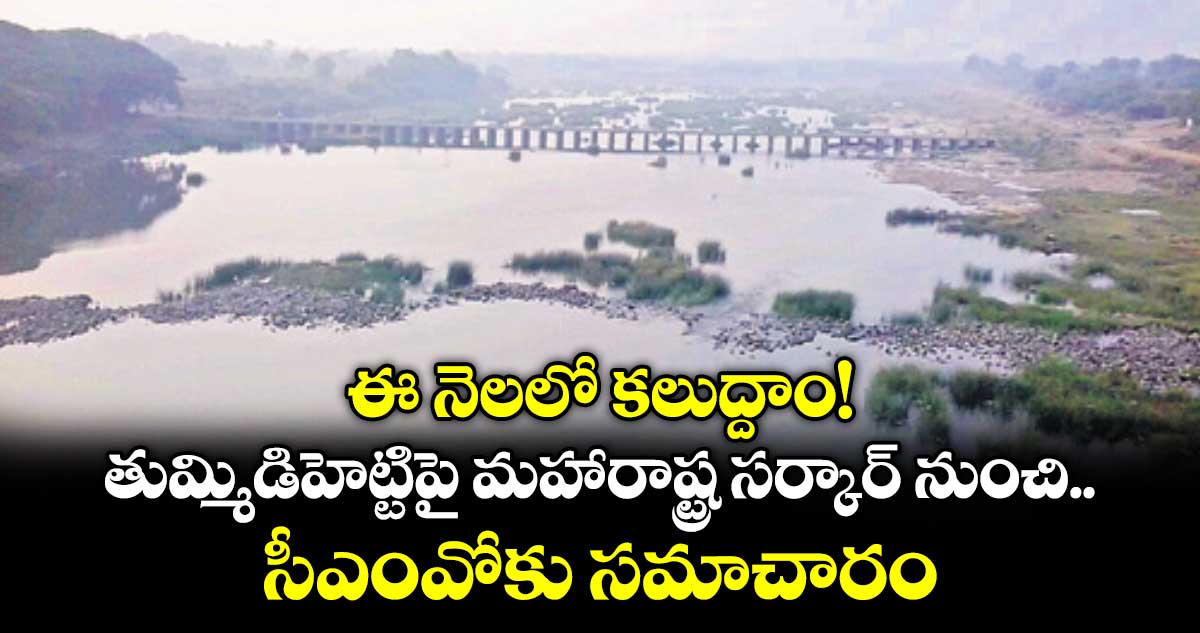 ఈ నెలలో కలుద్దాం! తుమ్మిడిహెట్టిపై మహారాష్ట్ర సర్కార్ నుంచి సీఎంవోకు సమాచారం