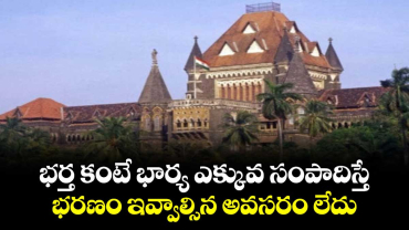 భర్త కంటే భార్య ఎక్కువ సంపాదిస్తే.. భరణం ఇవ్వాల్సిన అవసరం లేదు: బాంబే హైకోర్టు