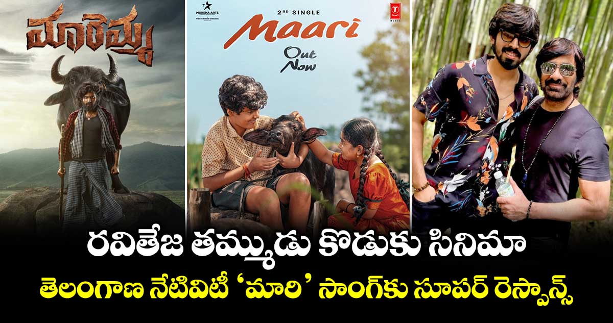 Maaremma: రవితేజ తమ్ముడు కొడుకు సినిమా.. తెలంగాణ నేటివిటీ  ‘మారి’ సాంగ్‌కు సూపర్ రెస్పాన్స్