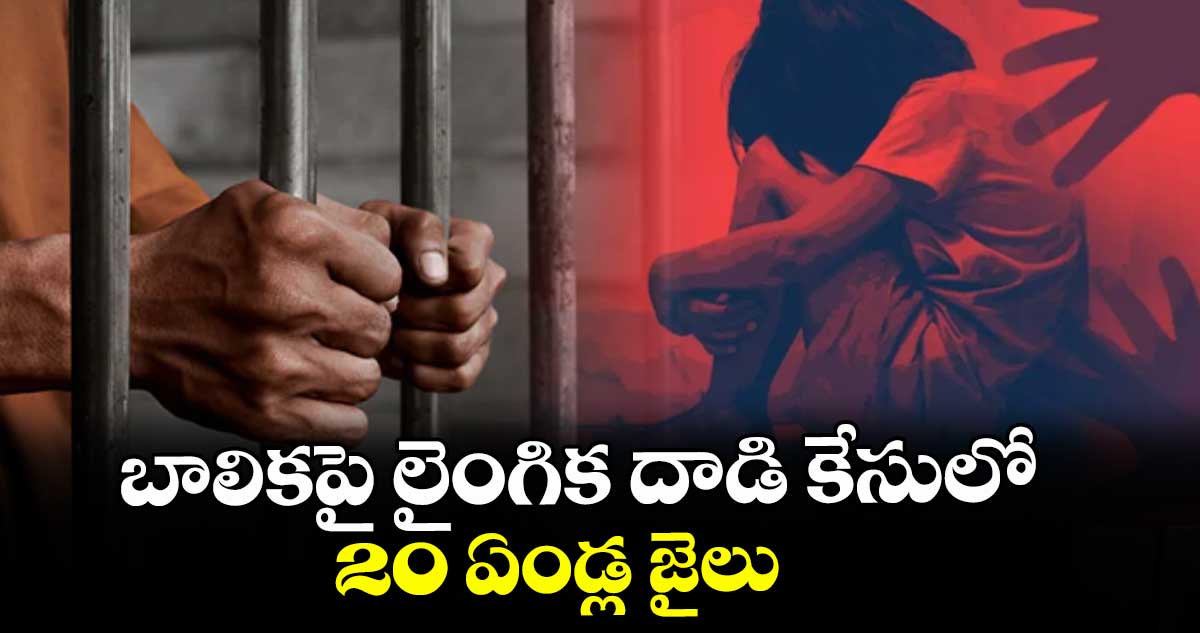 మెదక్: బాలికపై లైంగిక దాడి కేసులో 20 ఏండ్ల జైలు