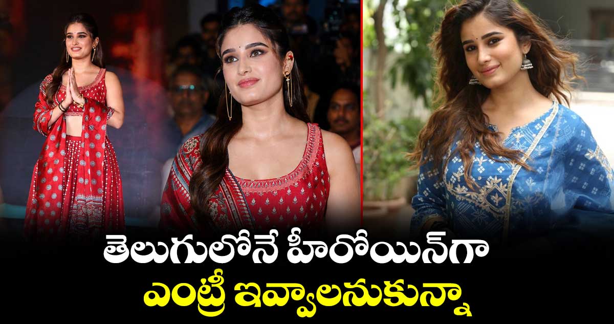 తెలుగులోనే  హీరోయిన్‌‌‌‌గా ఎంట్రీ ఇవ్వాలనుకున్నా: రాషా తడానీ