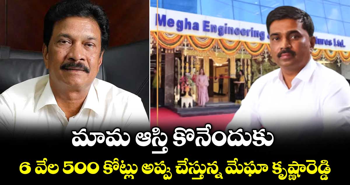 మామ ఆస్తి కొనేందుకు 6 వేల 500 కోట్లు అప్పు చేస్తున