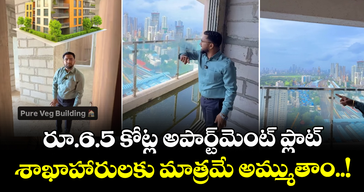 రూ.6.5 కోట్ల అపార్ట్⁭మెంట్ ప్లాట్: శాఖాహారులకు మాత్రమే అమ్ముతాం..! 