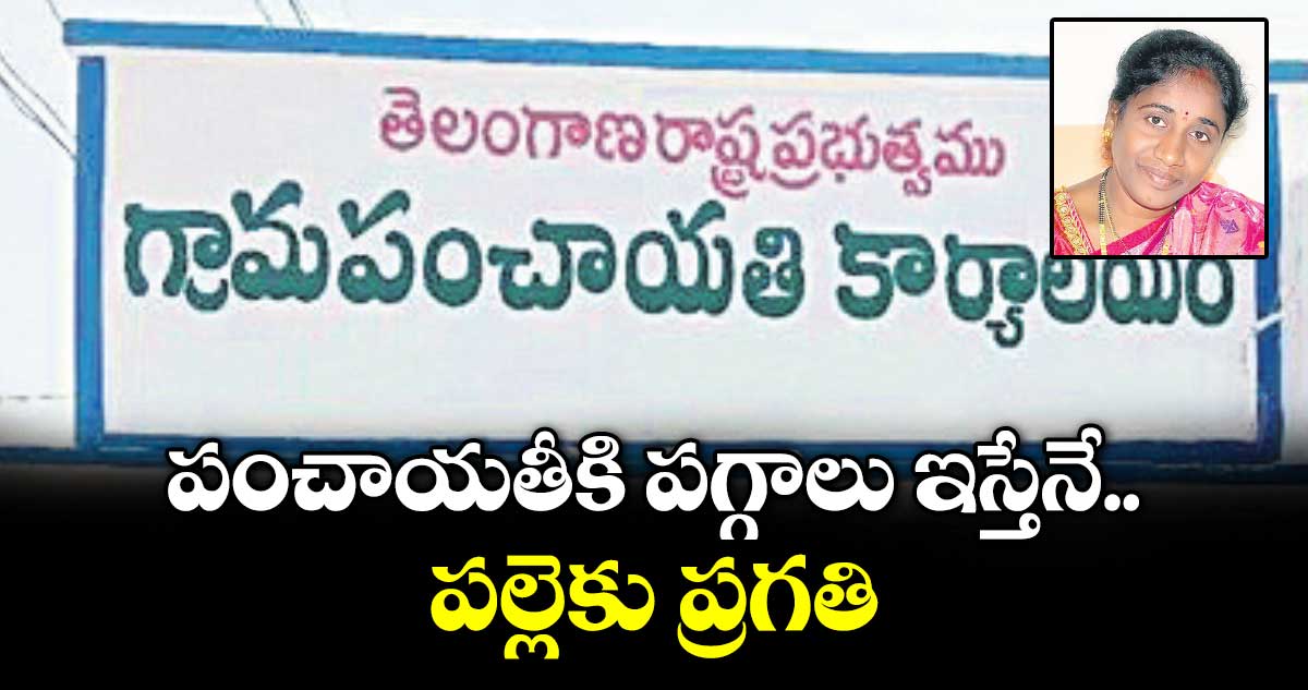 వెలుగు ఓపెన్ పేజీ : పంచాయతీకి పగ్గాలు ఇస్తేనే..  పల్లెకు ప్రగతి