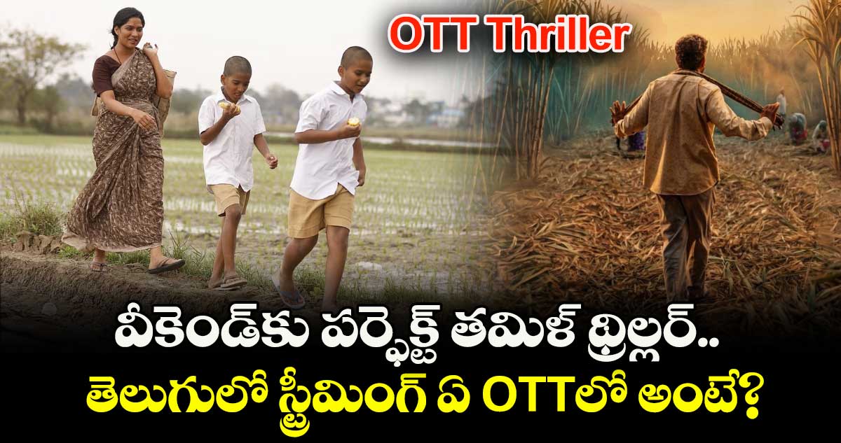 OTT Thriller: వీకెండ్కు పర్ఫెక్ట్ తమిళ్ థ్రిల్లర్.. తెలుగులో స్ట్రీమింగ్ ఏ ఓటీటీలో అంటే?