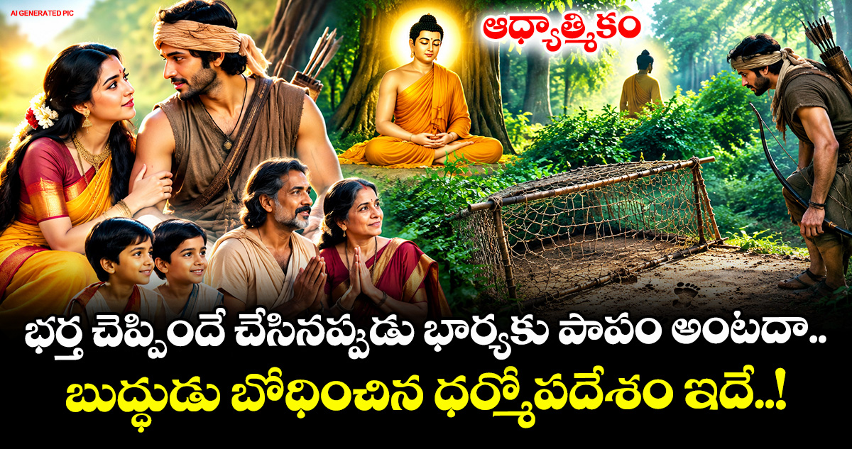 ఆధ్యాత్మికం : భర్త చెప్పిందే చేసినప్పుడు భార్యకు పాపం అంటదా.. బుద్ధుడు బోధించిన ధర్మోపదేశం ఇదే..!