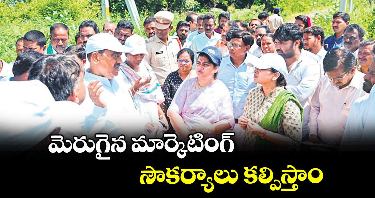 గ్రేటర్ వరంగల్: మెరుగైన మార్కెటింగ్ సౌకర్యాలు కల్పిస్తాం : కలెక్టర్‌‌ డాక్టర్‌‌ సత్యశారద