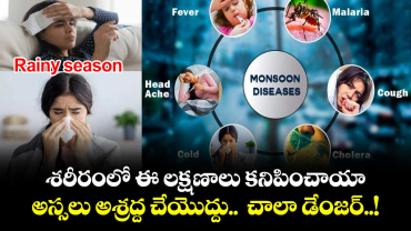 Rainy season:  శరీరంలో ఈ లక్షణాలు కనిపించాయా.. అస్సలు అశ్రద్ద చేయొద్దు..  చాలా డేంజర్..!