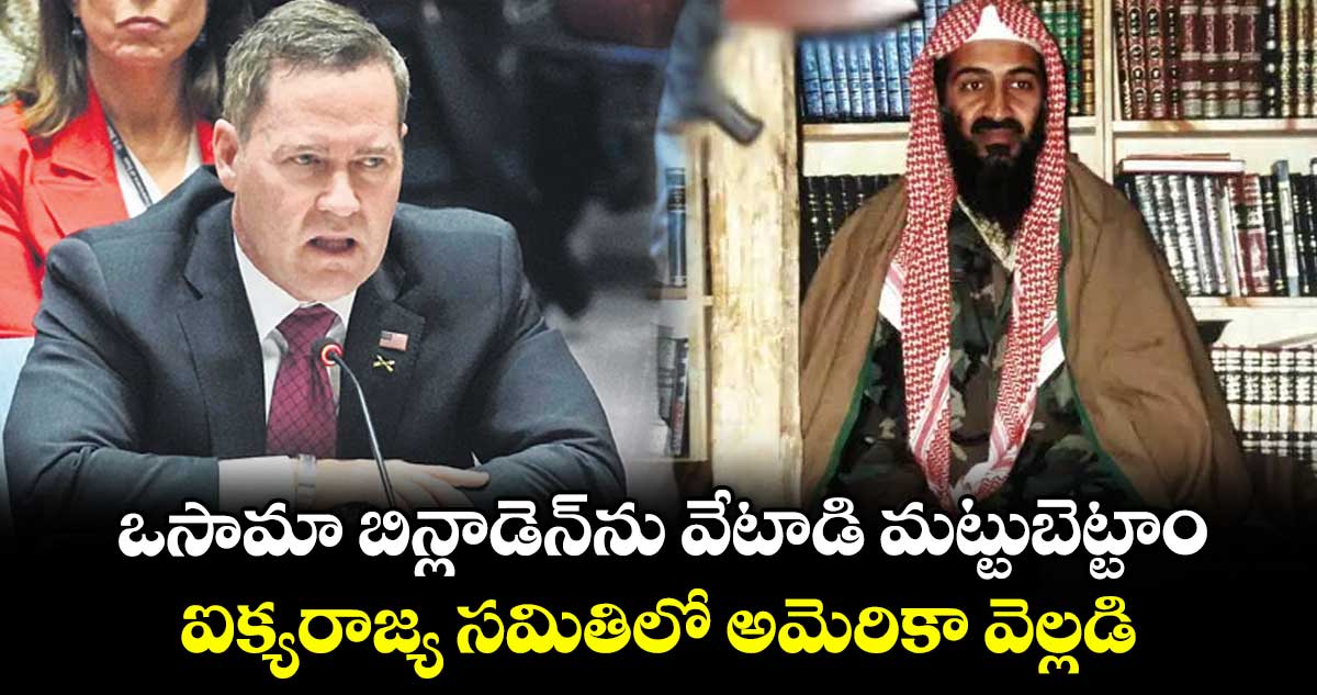ఒసామా బిన్లాడెన్‎ను వేటాడి మట్టుబెట్టాం.. ఐక్యరాజ్య సమితిలో అమెరికా వెల్లడి