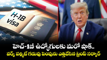 హెచ్-1బీ ఉద్యోగులకు మరో షాక్.. వర్క్ పర్మిట్ గడువు పెంపును ఎత్తివేసిన ట్రంప్ సర్కార్