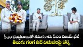 సీఎం చంద్రబాబుతో తమిళనాడు సీఎం విజయ్ భేటీ.. తెలుగు గంగ నీటి విడుదలపై చర్చ...